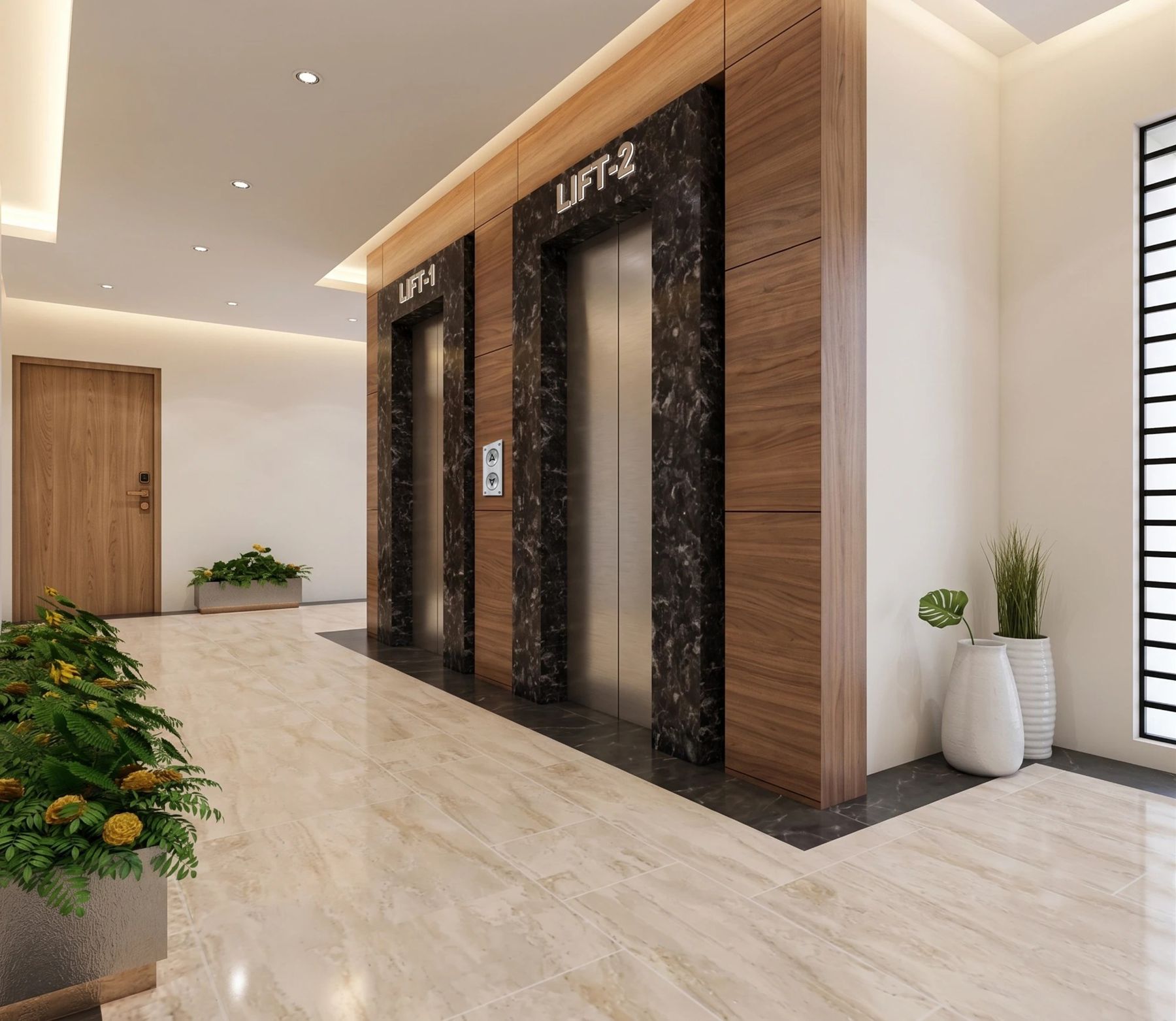 Lift lobby