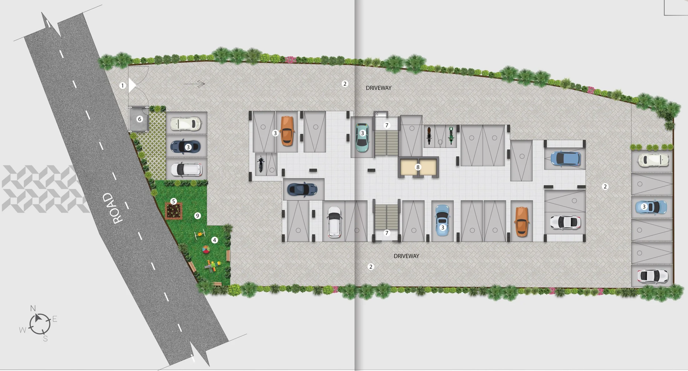 Ground floor site plan
